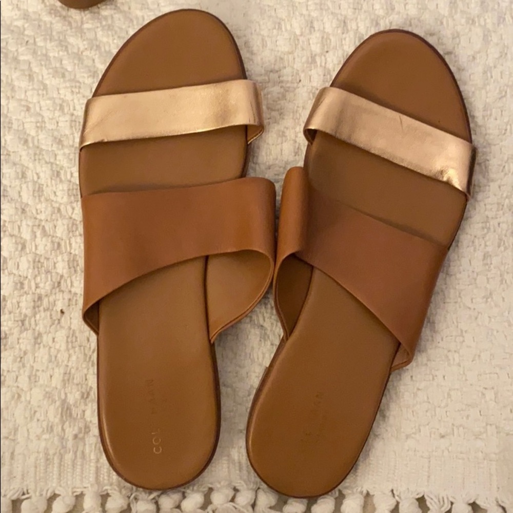 Cole Haan Leather double strap sandal